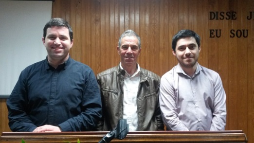 Da esquerda para a direita: Daniel Ferreira, Fernando Cardoso e João Pontes Da esquerda para a direita: Daniel Ferreira, Fernando Cardoso e João Pontes